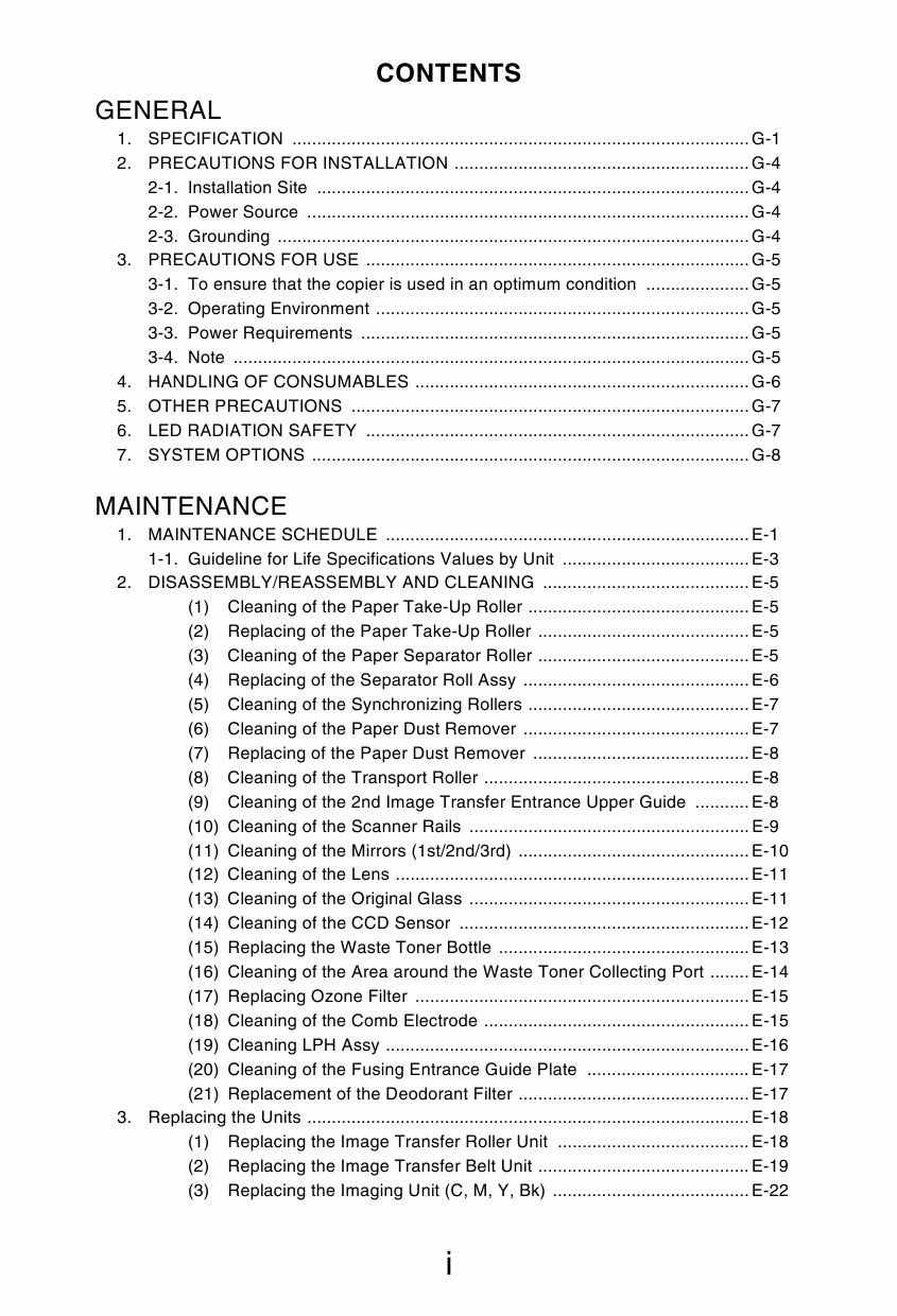 Konica-Minolta MINOLTA CF2002 CF3102 Service Manual-2